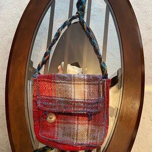 Handmade Cloth and Stiched Purse / Handbag